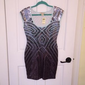 Final⚠️ Sequin Art Deco Dress